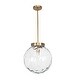 preview thumbnail 6 of 7, Uttermost Gaia 1 Light Watered Glass Pendant - N/A