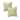 Outdoor 17-inch Square Throw Pillow (Set of 2) by Greendale Home Fashions - 17x17