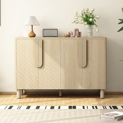 4-Door Buffet Cabinet with Storage