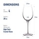 preview thumbnail 2 of 8, Luigi Bormioli Crescendo 20 oz. Balloon Wine Stem, Set of 4