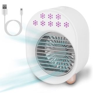 4 in 1 Portable Mini Desktop Humidifier Fan - Bed Bath & Beyond - 40607495