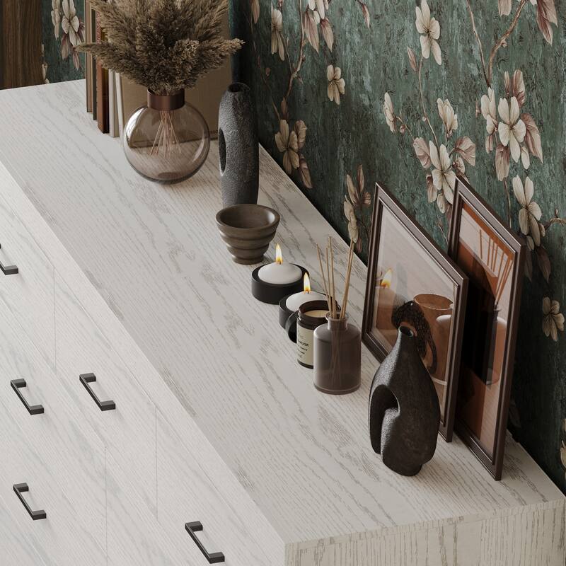 Elegant Wood - grain Nine - drawer Dresser: Spacious Storage, Modern Design & Quality Details