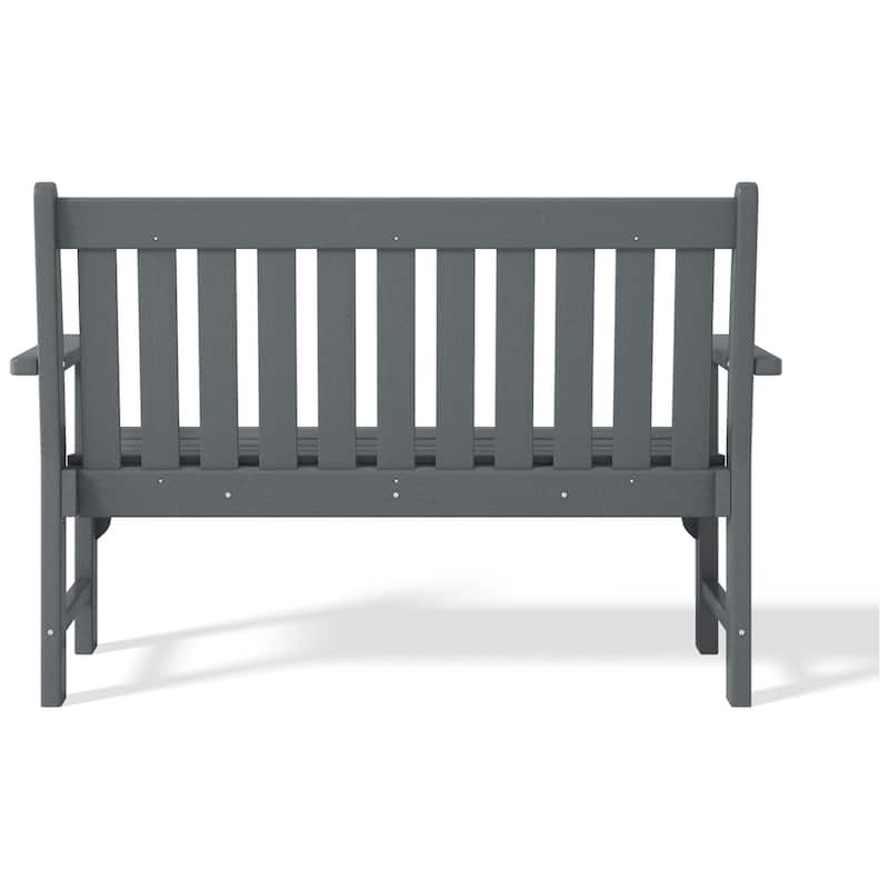 Polytrends Laguna 51" Outdoor Patio 2-Person Garden Bench