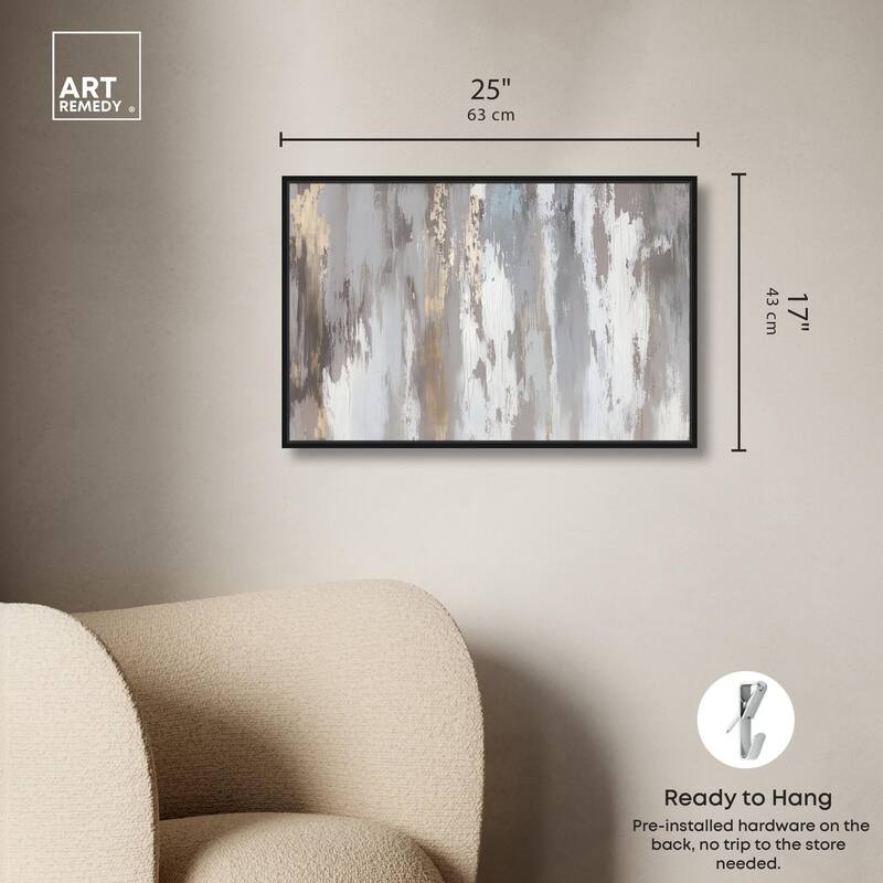 Flooding Gold I Canvas by Art Remedy