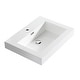 preview thumbnail 4 of 69, Dowell 18" FTB Resin Bathroom Vanity Basin 24Wx18Dx6H - White
