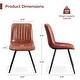 preview thumbnail 35 of 76, HOMYKA Modern Dining Chairs with Thick Cushions Set of 6