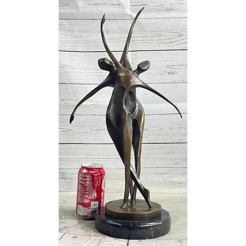 Signed Original Abstract Shall We Dance Bronze Sculpture By Milo Hot Cast