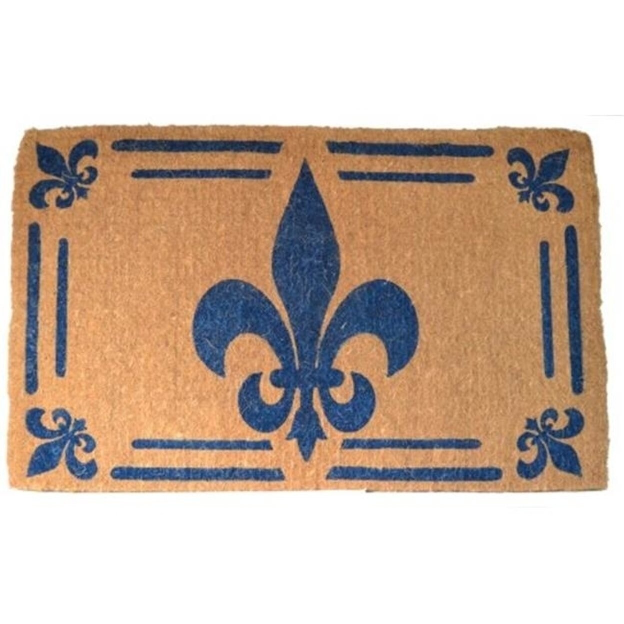 Shop Imports Decor 657tcm Blue Fleur Dilys Door Welcome Mat
