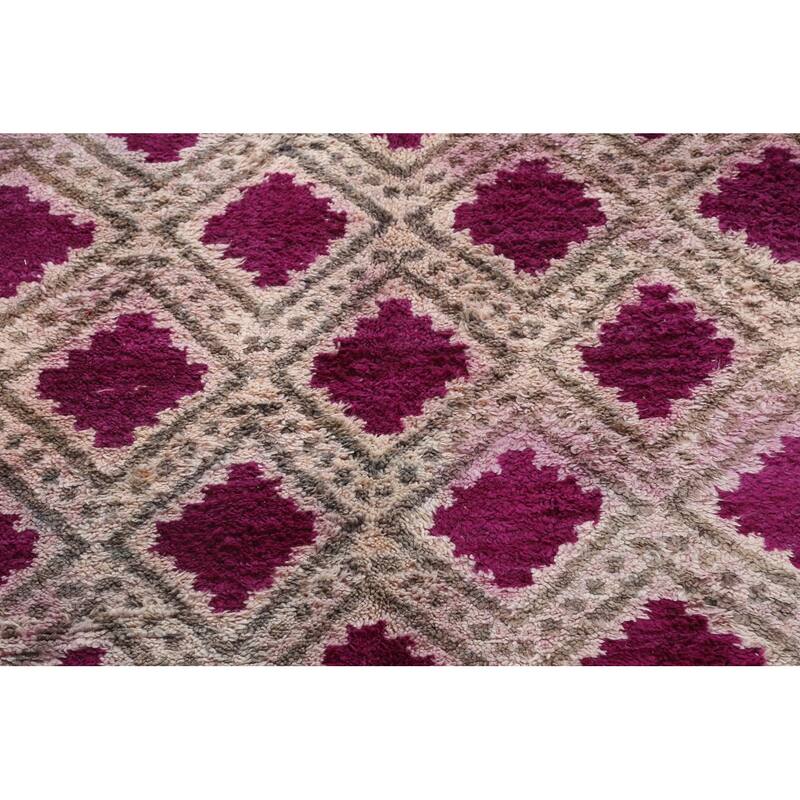 Tribal Moroccan Oriental Home Decor Area Rug Wool Hand-knotted Carpet - 5'11" x 10'10"