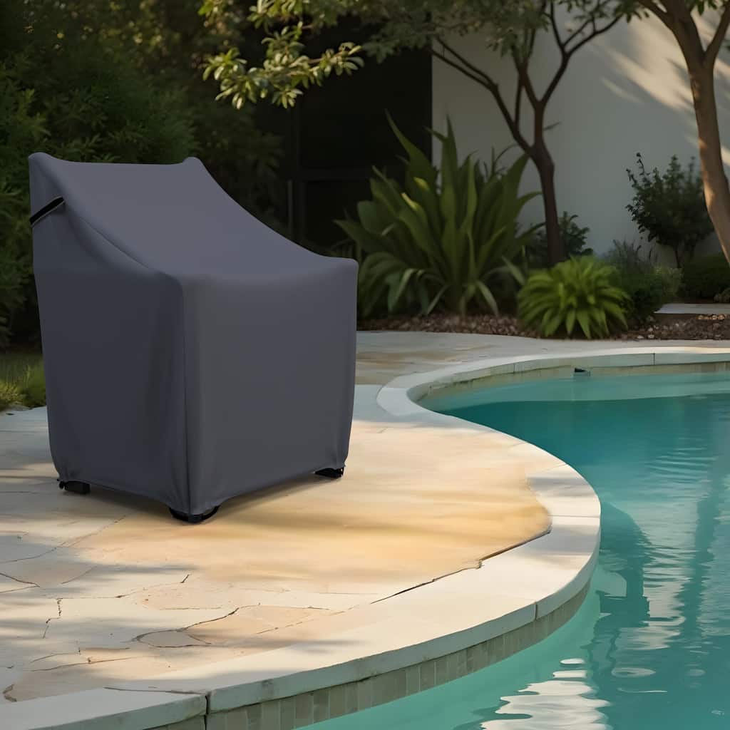 Vineyard Outdoor Garden Waterproof Armchair Cover - 35.25 x 26.5 x 25