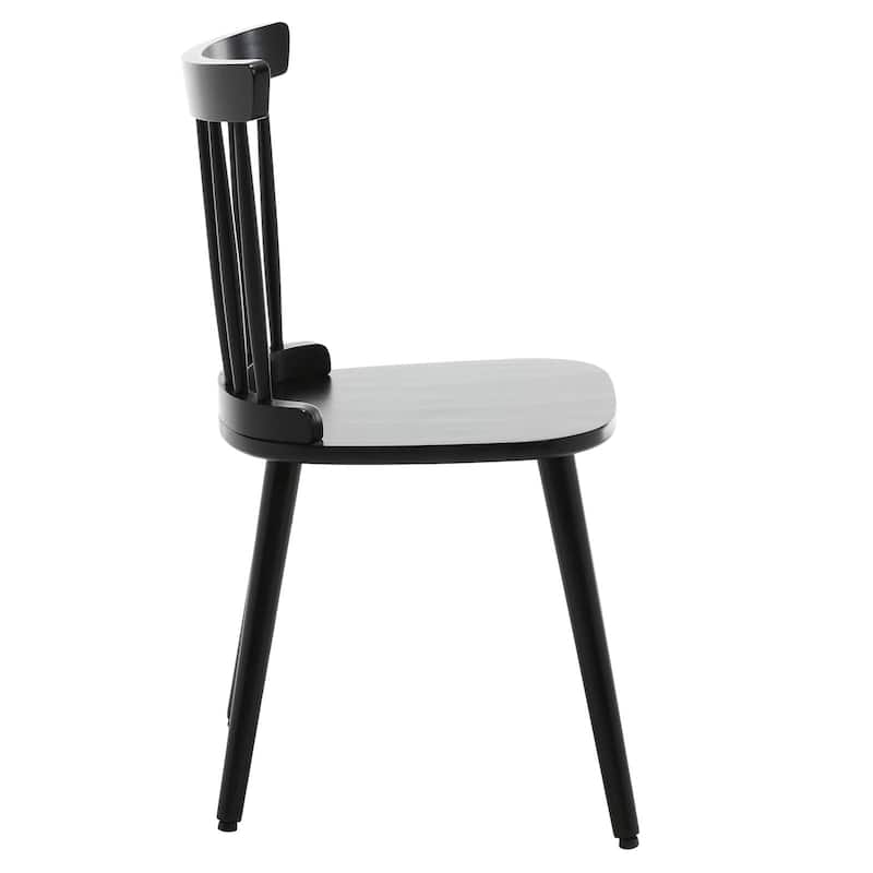 Solid Wood Spindle Back Windsor Dining Chairs Set of 2 - 33.3"H x 17.72"W x 19.7"D