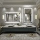preview thumbnail 111 of 156, UL Certified Black Metal Framed LED Front Light and Backlit Anti-Fog Wall Bathroom/ Vanity Mirror