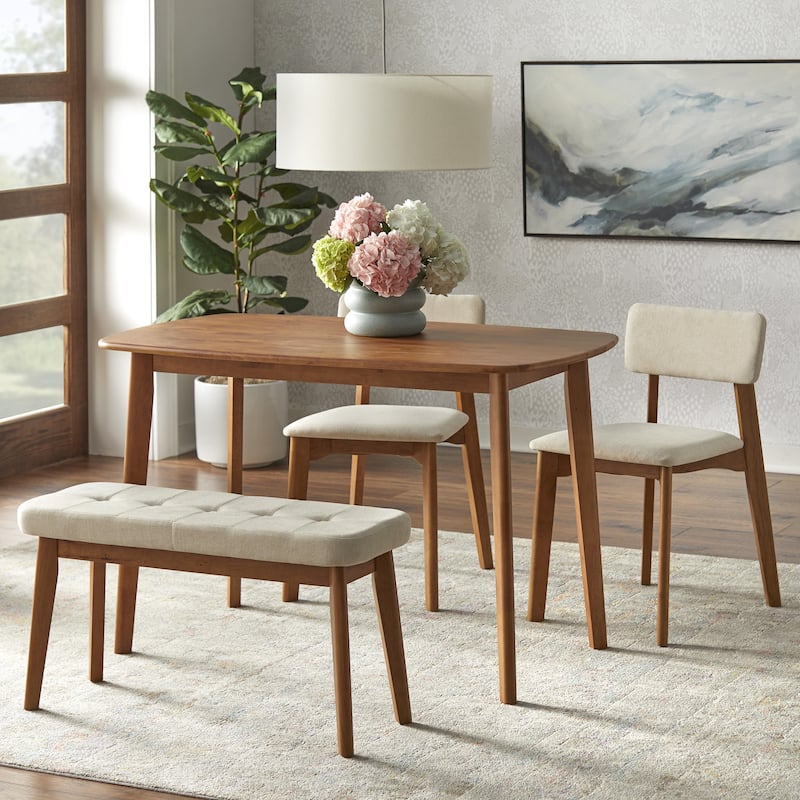 Simple Living Nettie Upholstered Dining Chair (Set of 2)