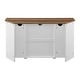 preview thumbnail 32 of 31, Middlebrook 52-inch Sliding Barn Door Corner TV Stand