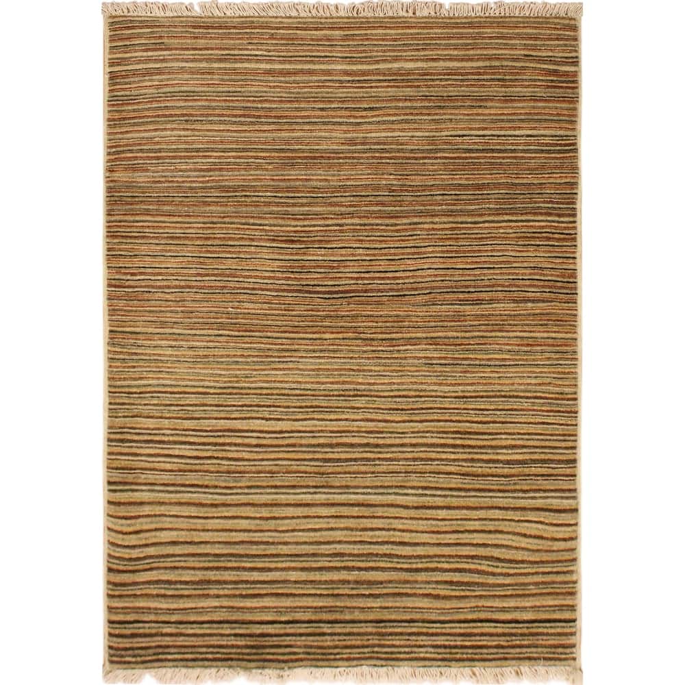Boho Earthline Gabbeh Hand Knotted Wool Area Rug