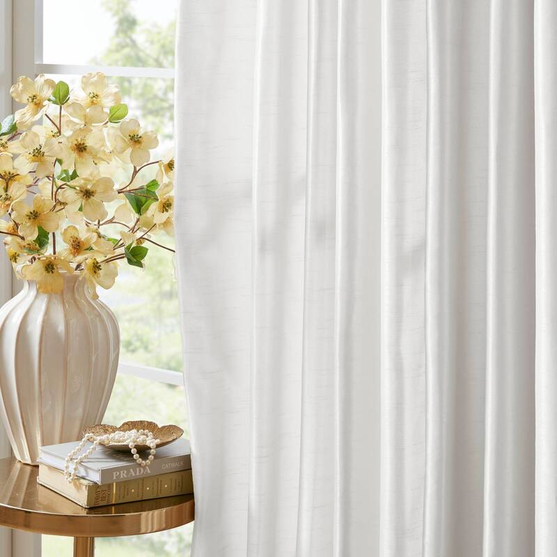 Madison Park Emilia Twist Tab Total Blackout Window Curtain Panel