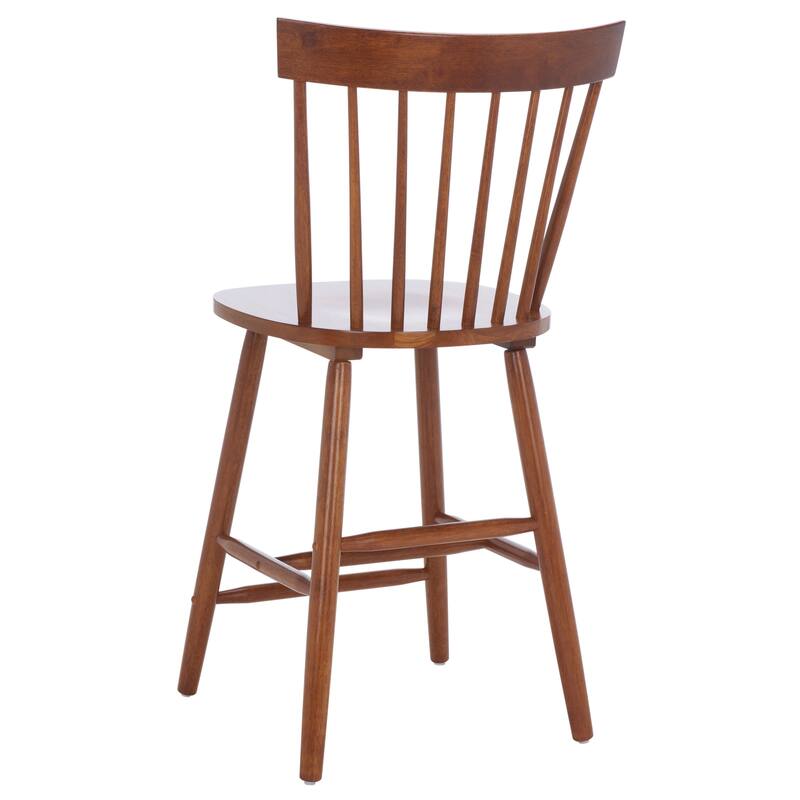 SAFAVIEH Biddie 24-inch Spindle Farmhouse Counter Stool (Set of 2) - 20" W x 21" D x 39" H - 20"W x 21"D x 39"H