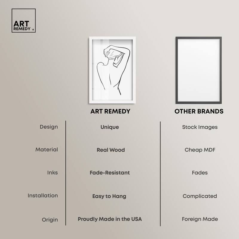 Woman in Contour Shadowbox by Art Remedy