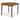 47 in. Round Lancaster Eucalyptus Wood Outdoor Dining Table