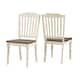 Option Slat Back Antique White