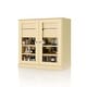 preview thumbnail 40 of 47, Palace Imports 100% Solid Wood Short Clear Glass Bathroom Storage Cabinet with 2 Drawers, 32" W x 35.75" H