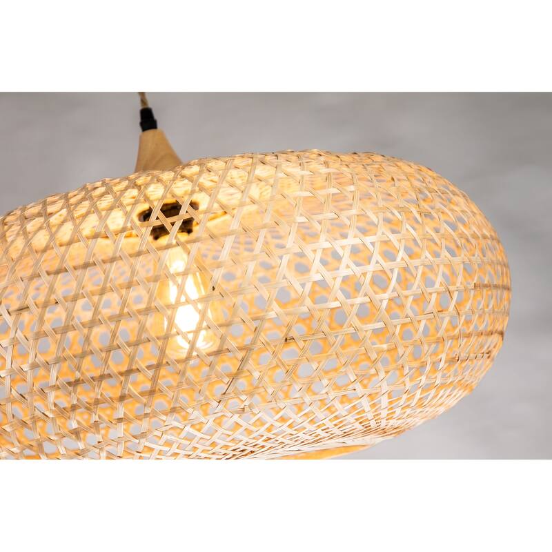 Wicker Rattan Pendant Light