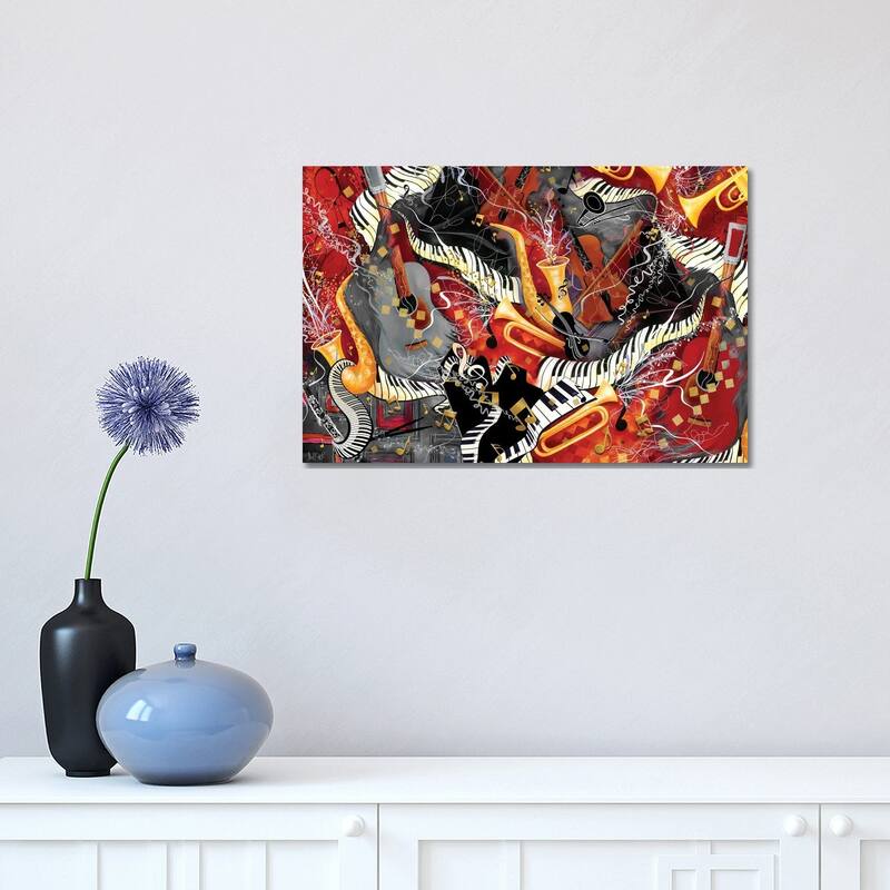 iCanvas "Music Jam" by Juleez Canvas Print - 12x18x1.5