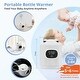 preview thumbnail 5 of 3, Portable Fast Baby Bottle Warmer with Temperature Control, LCD Screen - White - White