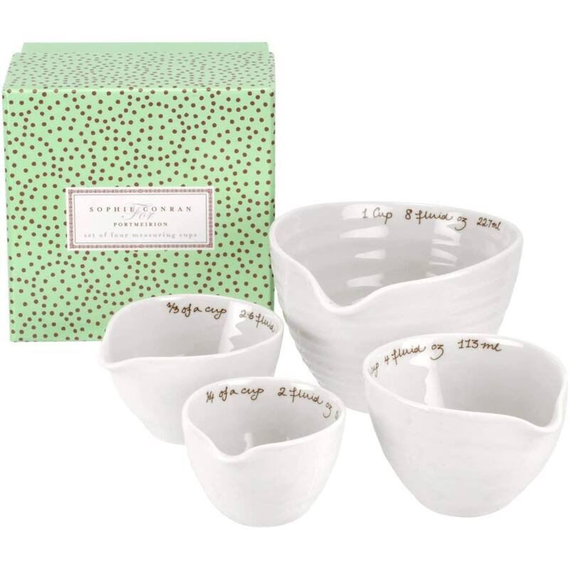 Portmeirion Set of 4 Sophie Conran White Measuring Cups
