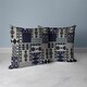 preview thumbnail 3 of 3, Blue And Granite Patched Perfection Indoor/Outdoor Throw Pillow Zipper