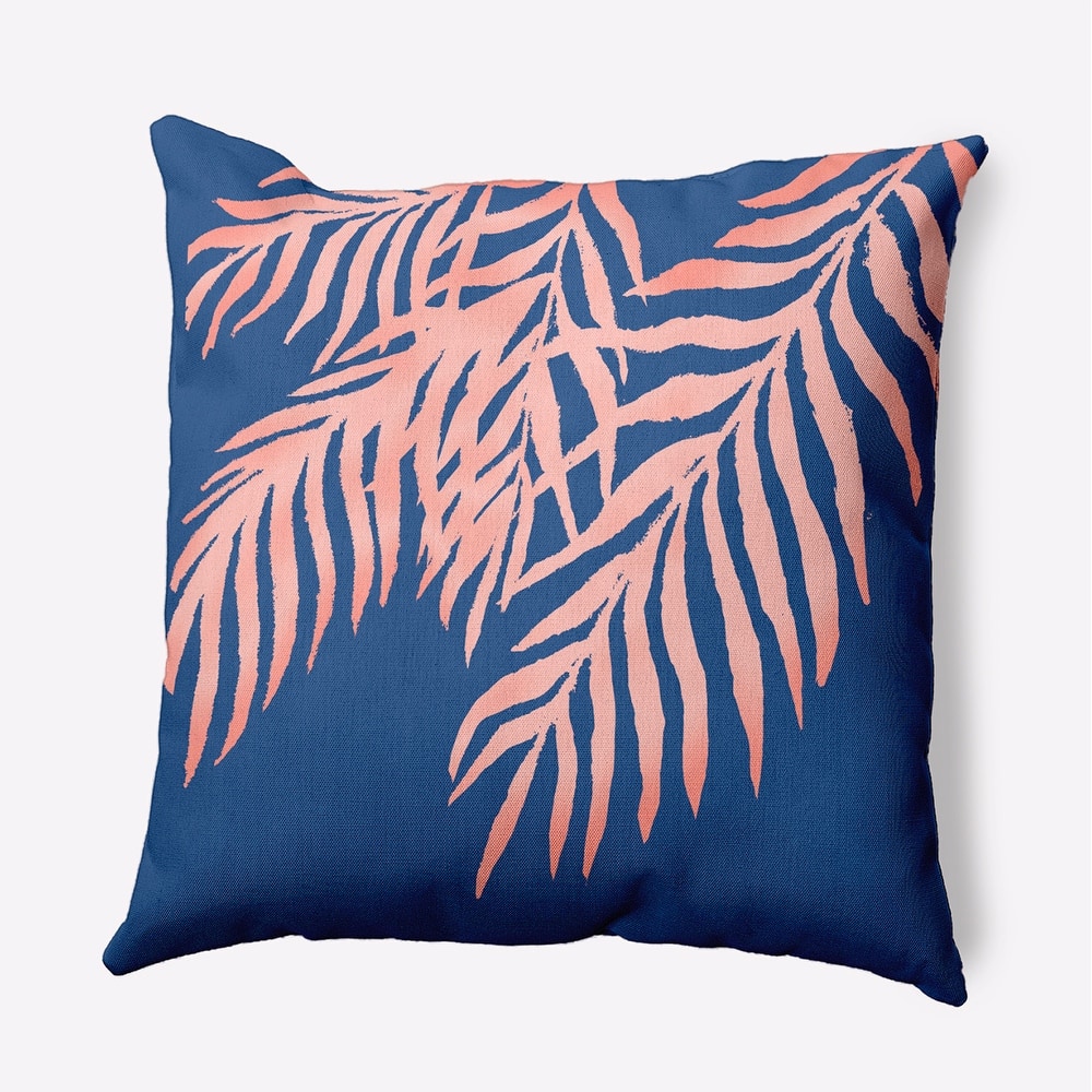 Blowing Palm Fronds Indoor/Outdoor Throw Pillow