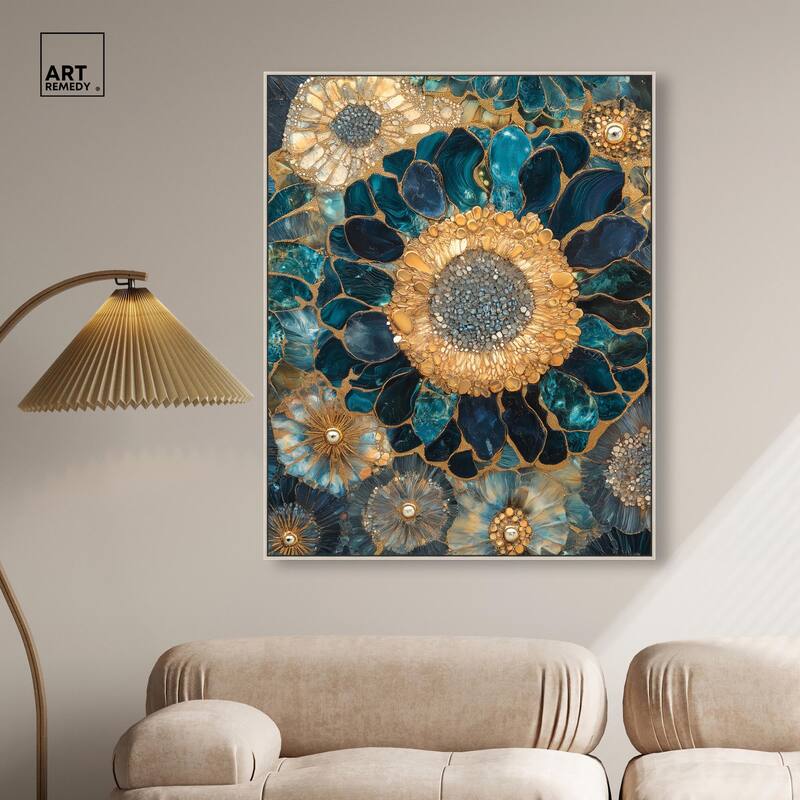 Opulent Geode II Canvas by Art Remedy