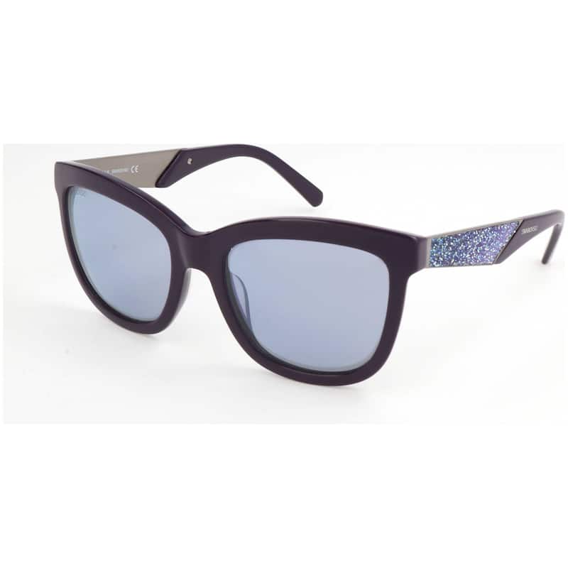 Swarovski Women's 54mm Shiny Violet Sunglasses SK0125-5481Z