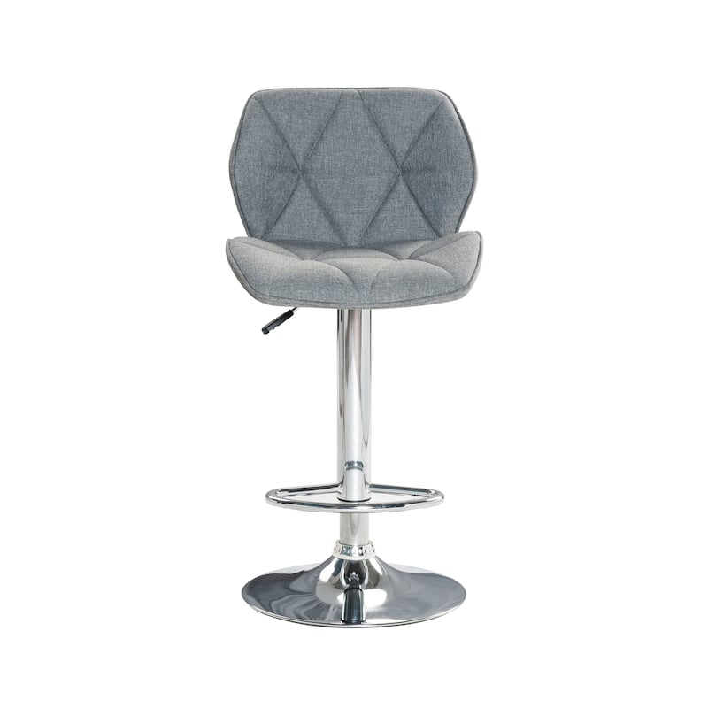 Ousley Swivel Adjustable Height Bar Stool (Set of 2) - Set of 2 - Adjustable