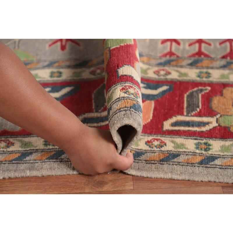 Kazak Oriental Area Rug Handmade Living Room Wool Carpet - 8'0" x 11'7"