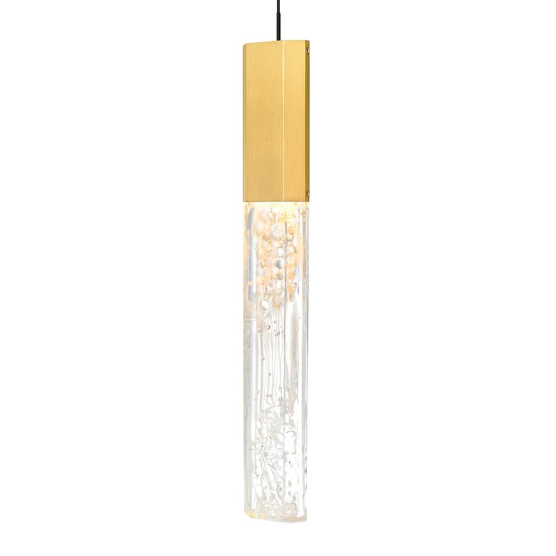 Greta Integrated LED Brass Chandelier