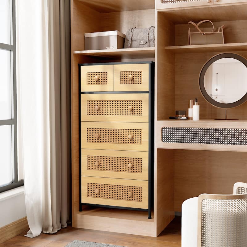 6-drawer Chest Vertical Dresser Storage Tower by Crestlive Products