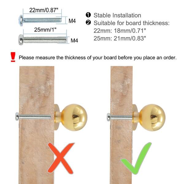 Shop 10pcs Knobs Zinc Alloy Round Knob Drawer Pull Handle Diy