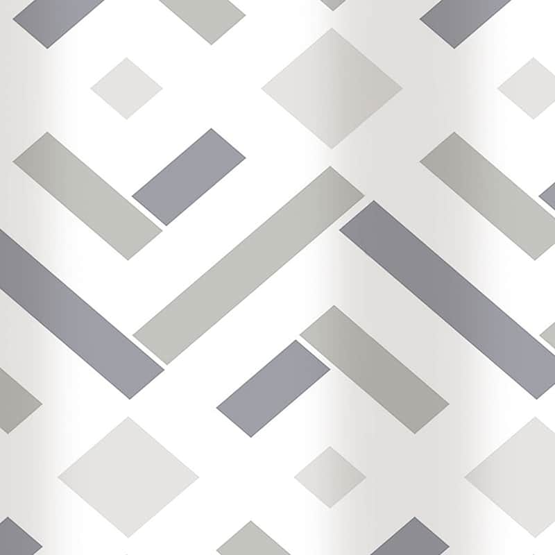 Bath Bliss Shower Curtain Herringbone Design