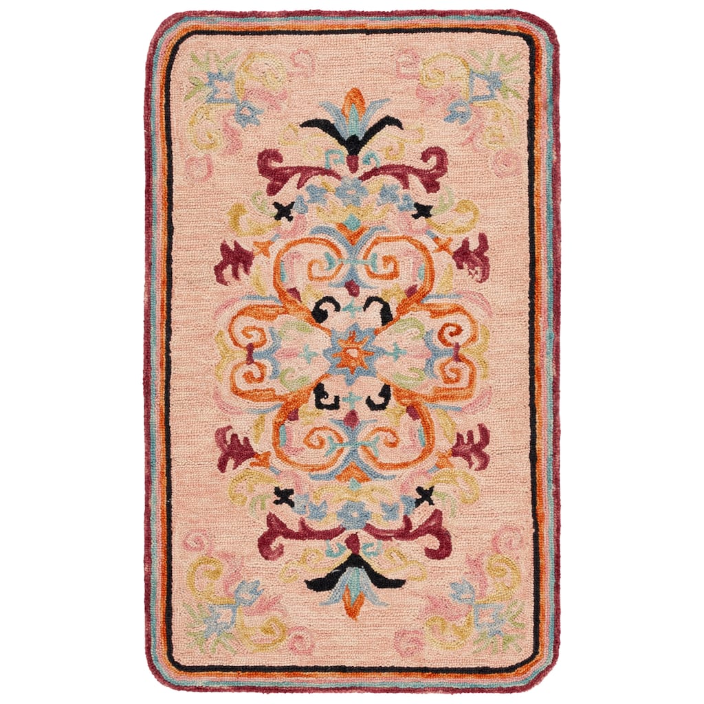 SAFAVIEH Handmade Jardin Luba Floral Wool Rug