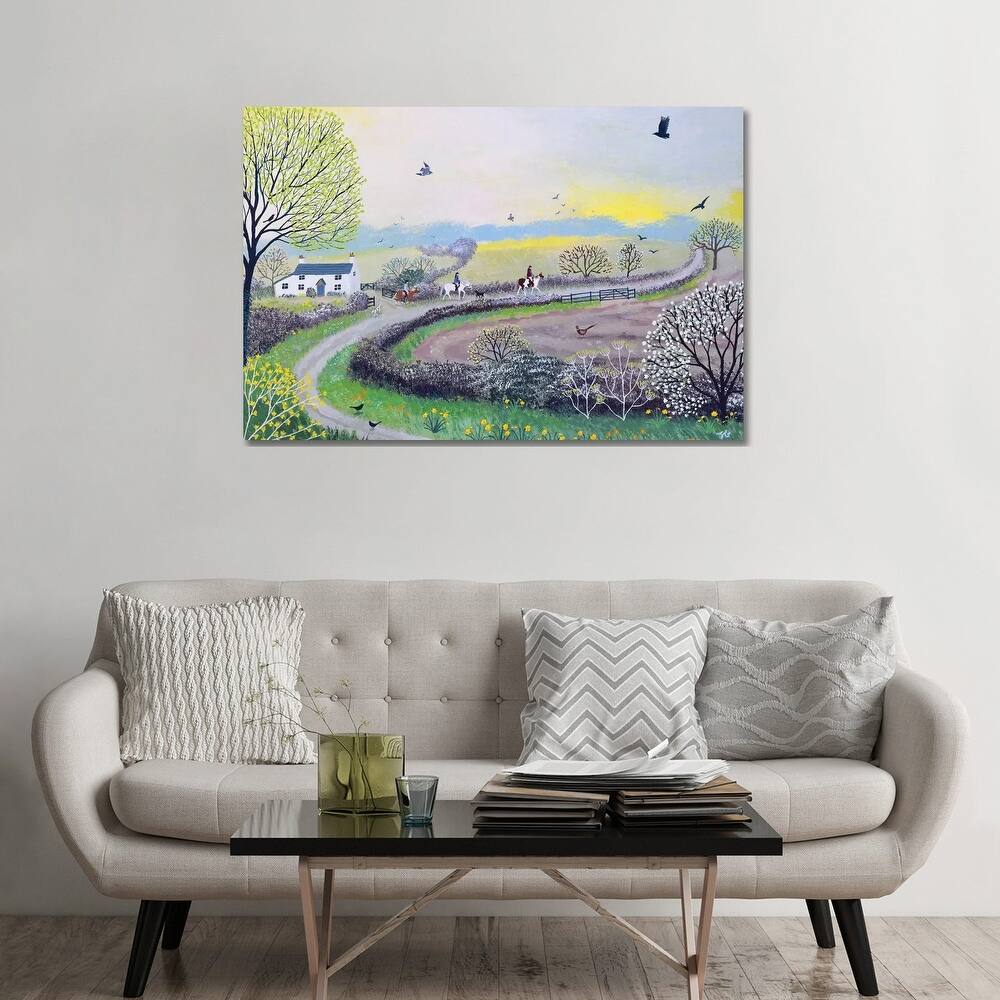 iCanvas "Early Morning Ride" by Jo Grundy Canvas Print