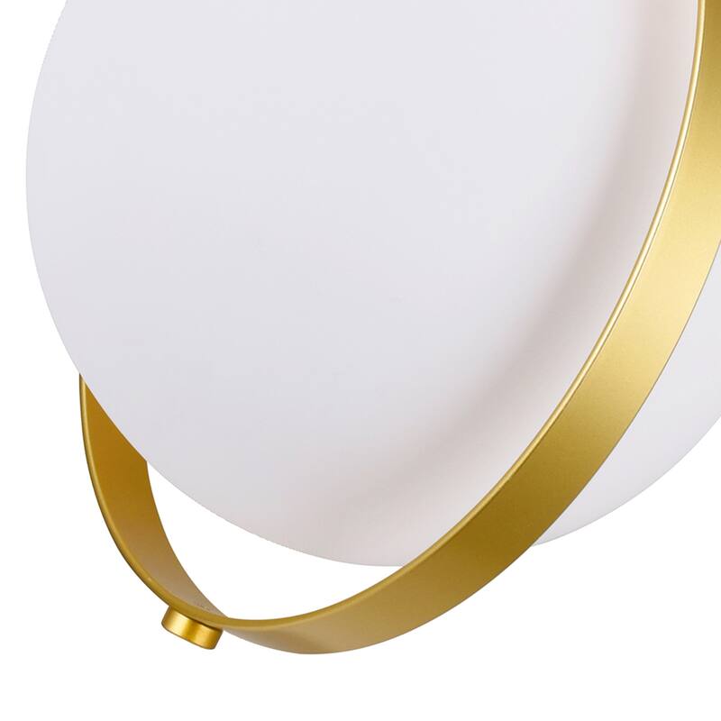 Da Vinci 1 Light 9in Brass Wall Light - Medallion Gold