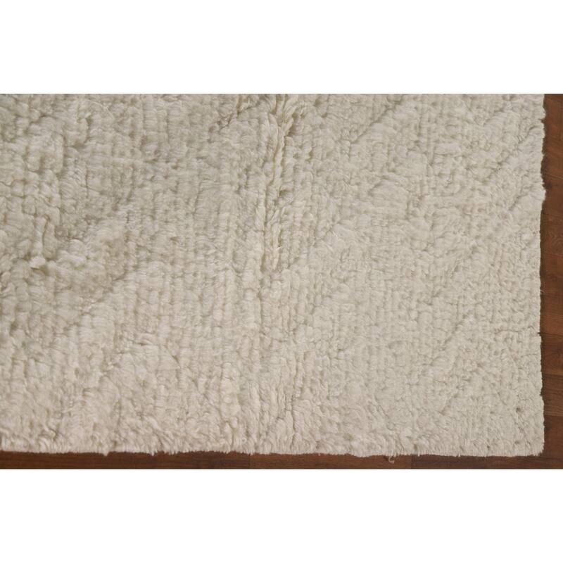 Earth Tone Moroccan Oriental Area Rug Handmade Wool Carpet - 5'2"x 7'6"