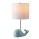 preview thumbnail 6 of 16, SAFAVIEH Walter Whale 19-Inch Ceramic Table Lamp, Bulb Included
