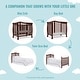 preview thumbnail 5 of 12, Dream On Me Naples 4-in-1 Convertible Mini Crib