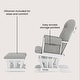 preview thumbnail 45 of 97, Child Craft Tranquil Glider Rocker and Ottoman Set