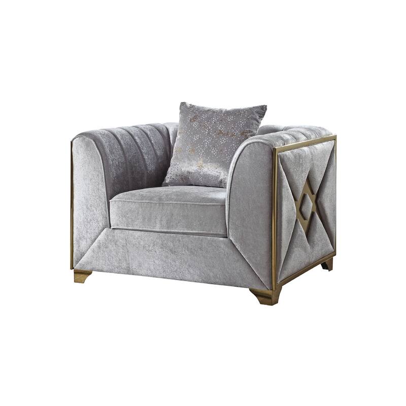 Velencia Contemporary Style 2PC/3PC Living Room Sets Made with Wood