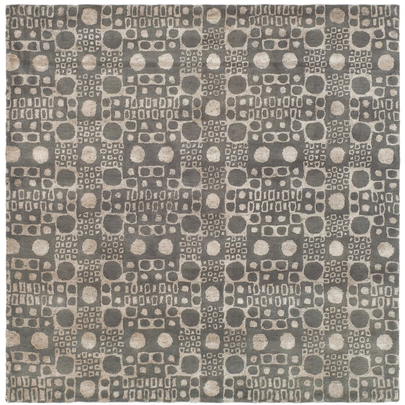 SAFAVIEH Handmade Soho Liese Deco Stones N.Z. Wool Rug