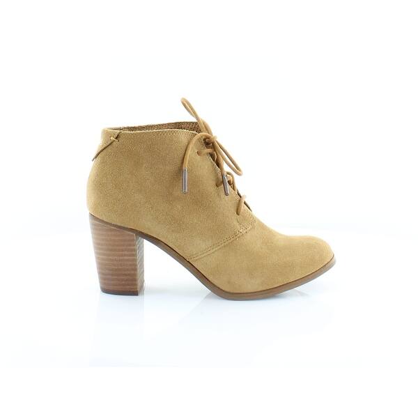 Shop Toms Lunata Lace Up Women S Boots Wheat Free Shipping Today