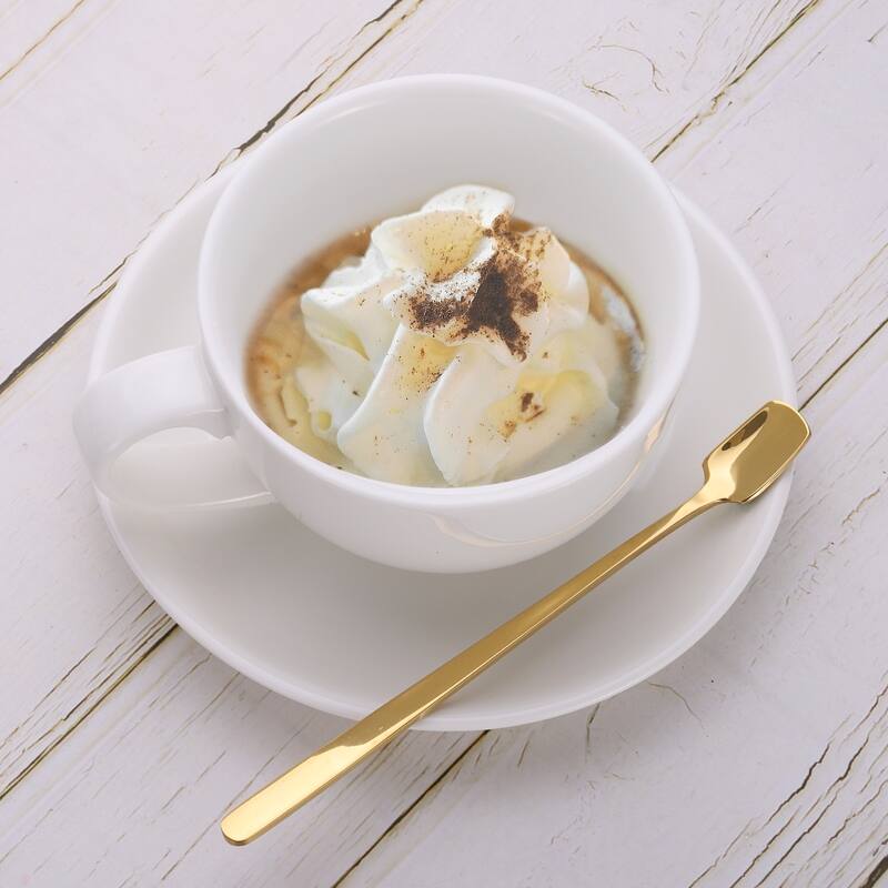 4pcs Espresso Spoons Stainless Steel Square Coffee Spoon